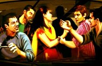 Bike rider hitting in the car beaten by women