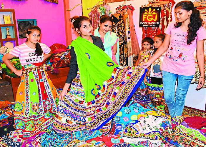 GARBA DRESS : Indo-western lanhga on demand