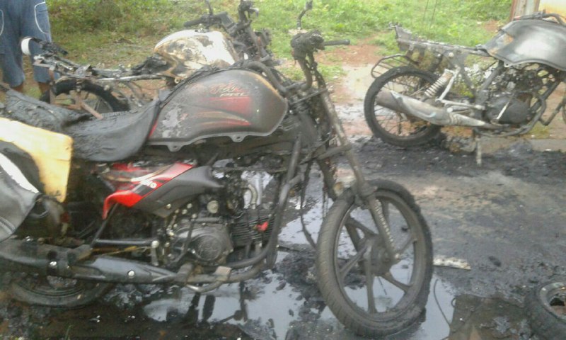 fire in bikes