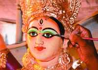 navratri 2017- maa durga unique make up by soil