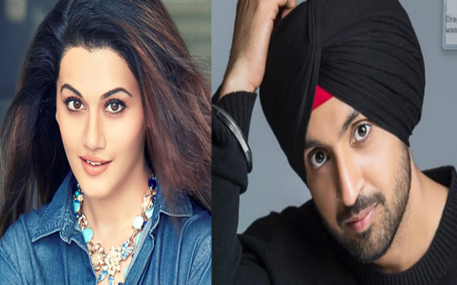 Taapsee Pannu and diljit dosanjh