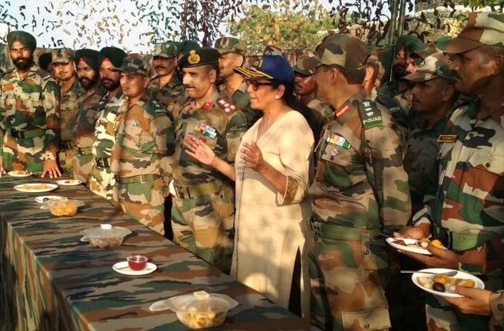 Defense Minister visited Sir Creek area