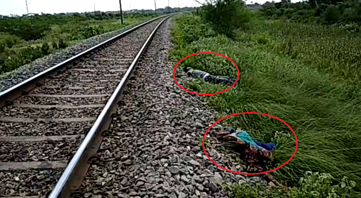 couple committed suicide, committed suicide, couple committed suicide by train, couple dead body found on track, railway track