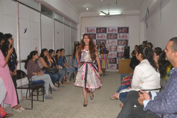 Dress of Waste Materials