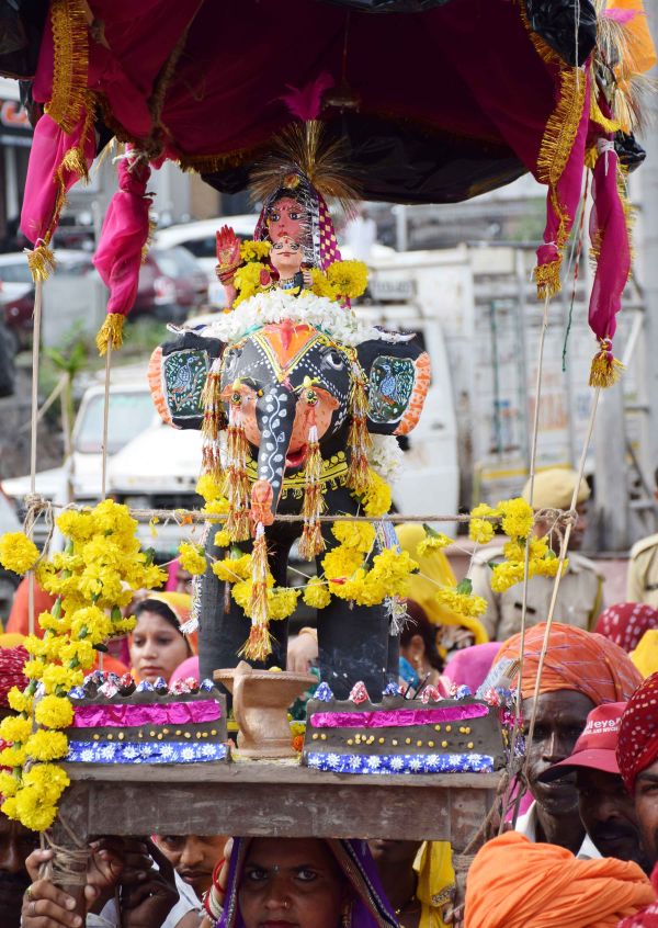 Pics: last day of gavari udaipur