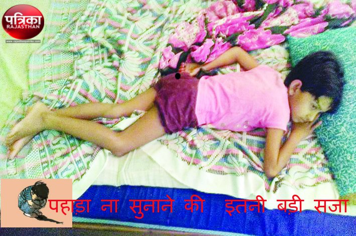 Student tortured in Baran, Student torture by Teachers in Baran, Private School in Baran, Baran News, Rajasthan News, pradyumna Murder Case, Rayon Murder Case, Patrika News,  