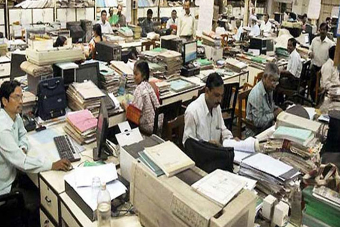 workers in office