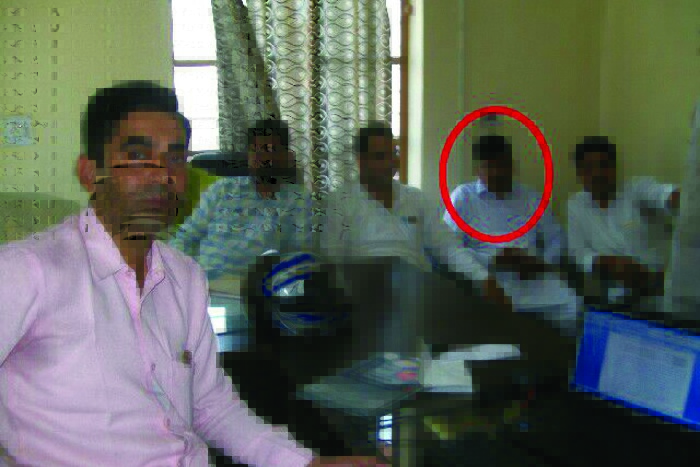 sarpanch take bribe in sriganganagar