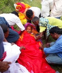 death due to lack of oxygen