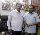 bjp leader gulati with Mukhtar Abbas Naqvi