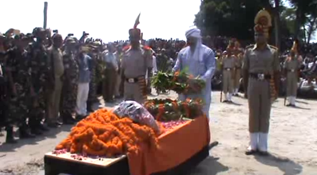 Martyrs ram pravesh yaddav funeral 