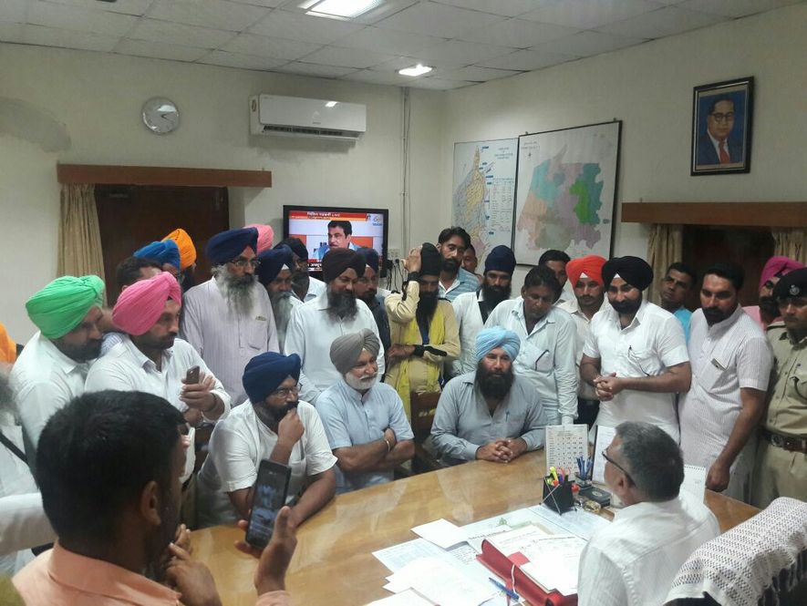 meeting with collector