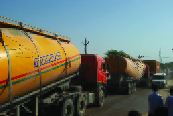 jam on construction road