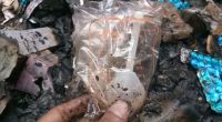 Medicines burnt 