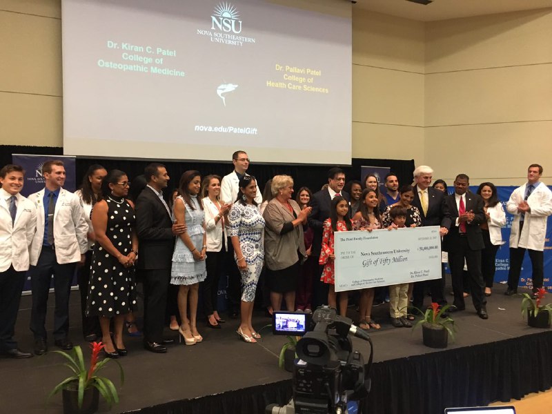 NRI Dr Kiran C Patel Donate 200 Millon Dollor for Medical Education