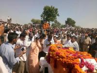 funeral of martyr Ganpat Ram
