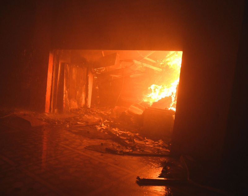 fire at khajanchi market