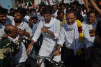 sachin pilot on cycle rally in ajmer