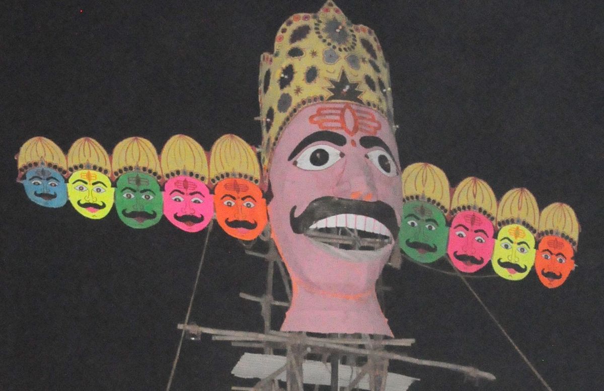 khandwa latest news,khandwa The city will leave with Ravan Dahan corruption, terrorism and communalism, Dashara 2017