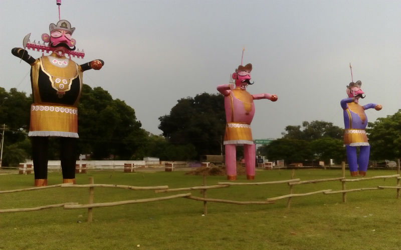 Inflation Impact on Ravana effigy