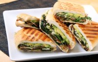 Palak Mushroom sandwich