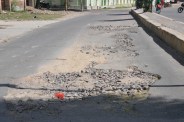 road broken