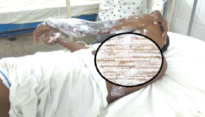 tajia procession fire