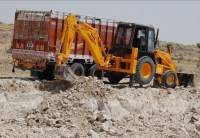 Illegal mining at border