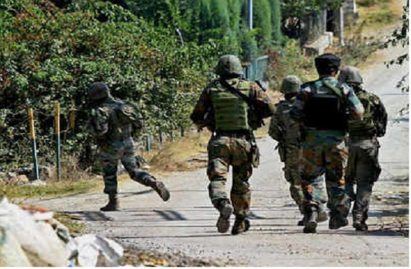 Terrorist attack on BSF camp srinagar