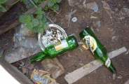 liquor bottles