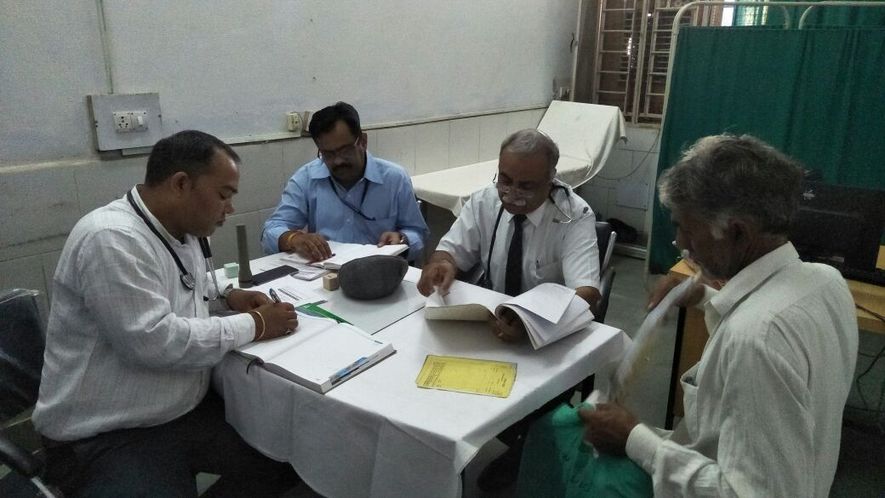 camp in goverment hospital