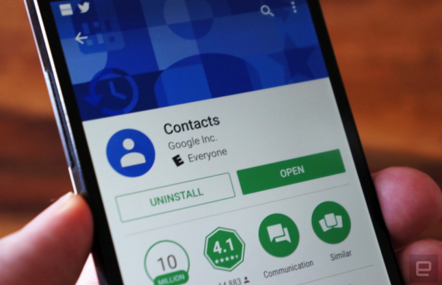 Google Contacts App