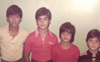 salman khan childhood picture