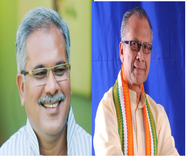 Bhupesh with Tamradhwaj Sahu