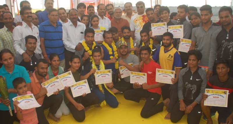 Chambal Wushu Title Cup, National dussehra fair-2017, Chambal Panthers Title, Chambal Warrior Title, Chambal Rhino, Kota, Kota Patrika, Kota Patrika News, Rajasthan Patrika