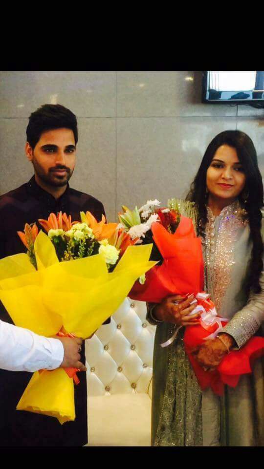 Ring ceremony of cricketer Bhuvneshwar kumar