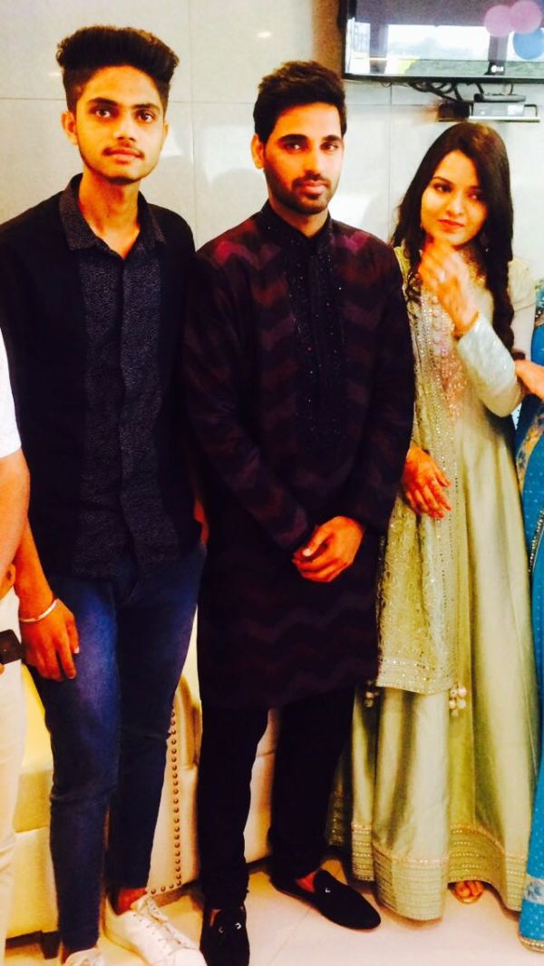 Ring ceremony of cricketer Bhuvneshwar kumar