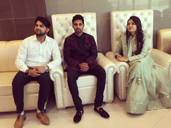 Ring ceremony of cricketer Bhuvneshwar kumar