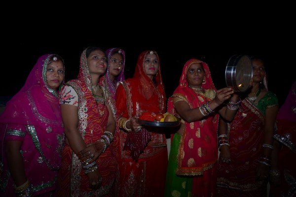 women celebrated Karwa chouth 2017