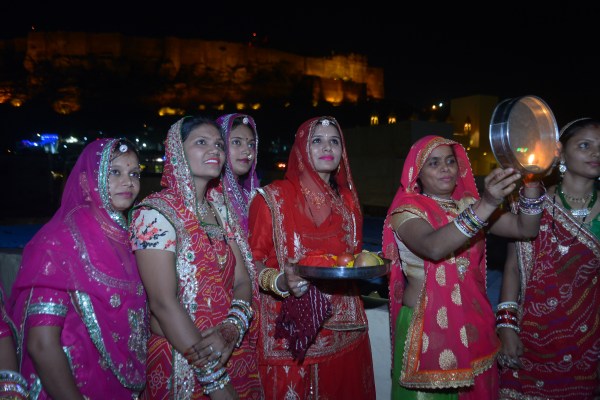 women celebrated Karwa chouth 2017