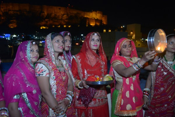 women celebrated Karwa chouth 2017