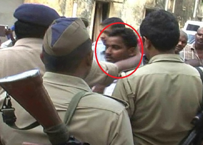 Police officer slapped the complainant