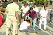 Controversy in driver and sweeper in Alwar