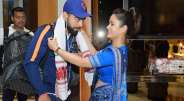india and australia cricket team warm welcome