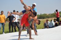 Organized district level wrestling competition