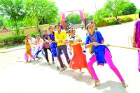 Look at the photos, celebrate in Nagaur, in a different fashion, Girl's Day