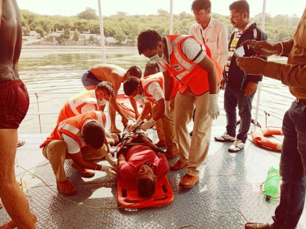 PICS: #live demo International Day for Disaster Reduction udaipur