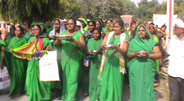 Anganwadi workers strike 