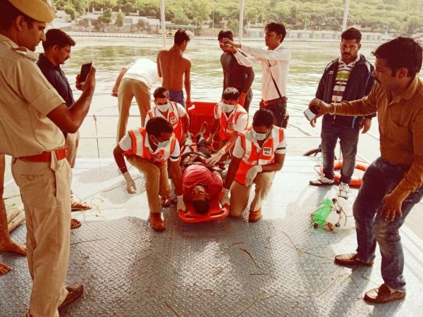 PICS: #live demo International Day for Disaster Reduction udaipur