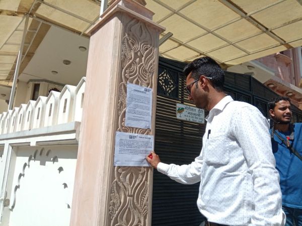 incom tax raid motilal dangi house udaipur images